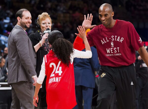 NBA All Stars to wear Kobe s No. 24 and Gianna s No. 2 AP News